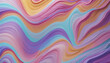 3d rendering multi-colored flowing abstract iridescent wave shape colorful background