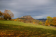 autumn view to the fortress of Koenigsstein