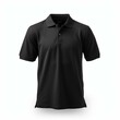© Michael Böhm - Black Polo Shirt isolated on white background