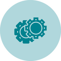 Poster - Gears Vector Icon