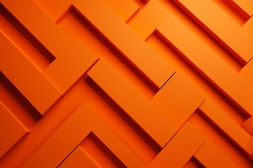 geometric pattern base elements on an orange background