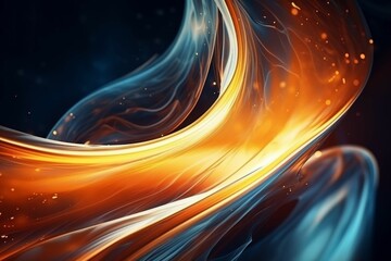 Wall Mural - fire fire and liquid spiral in the dark background isolated free vector