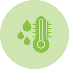 Canvas Print - Thermometer Vector Icon