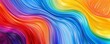 A rainbow wavy waves abstract background wallpaper, with neo-abstract realism, digitally enhanced, hard-edge color field, and bold colorful lines.