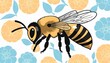 A coloful honey bee (55)