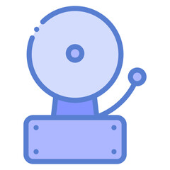 Poster - school alarm icon