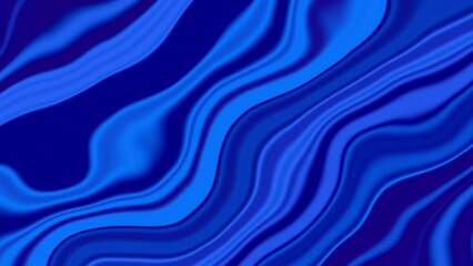 Aufkleber - Smooth blue gradient background with waves. Seamless looping animation. 4K footage