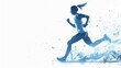 © esp2k - A woman running with her arms outstretched