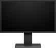 LCD computer monitor mockup isolated on white