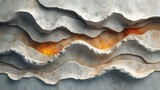 Fototapeta Londyn - stone texture with waves, abstract background
