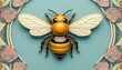 A coloful honey bee (205)