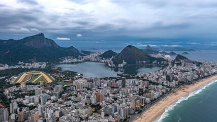 Poster - Rio de Janeiro drone view