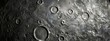 Background with the texture of the surface of a gray moon with craters.