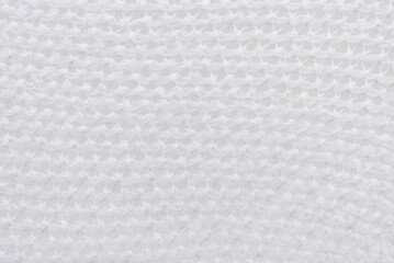 Sticker - Texture of white mesh fabric. Background of light mesh fabric