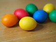 Kolorowe jajka wielkanocne