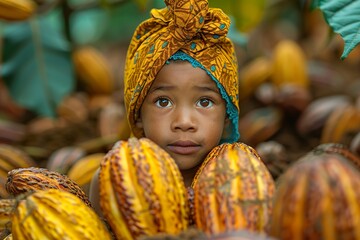 Poster - child labor concept 