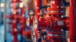 © Shutter2U - A closeup of a refinerys fire suppression system, highlighting the safety measures in place for fire prevention