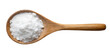 Sodium Carbonate in Wooden Spoon (Na2CO3) Soda Powder, Transparent Background, PNG