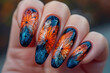 Artistic Flair Captured on Nails Dreamcatcher Design with a Boho Twist