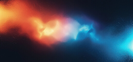 Wall Mural - Abstract colorful light leaks on a dark background for graphic design or overlays.