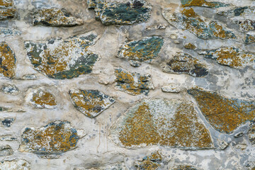 Wall Mural - Textured old stone wall in Norway