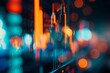 a blurred close-up view of a financial stock market graph, a stock market graph closeup, trading graph closeup, stock market graph, trading signal graph closeup, stock market, cryptocurrency 