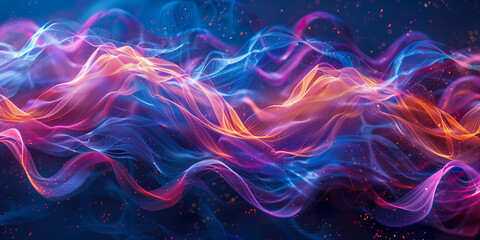 abstract technology art futuristic background energy wave shape lines. place for text graphics conce