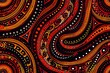 Aboriginal art vector seamless pattern background. illustration