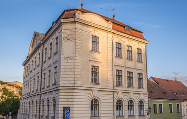 Sticker - Building on Old Town of Mikulov town, Czech Republic