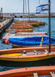 Boats in Jaffa old town area in Tel Aviv city, Israel