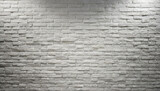 Fototapeta  - Tapeta, tło z motywem białej cegły.  Generative AI