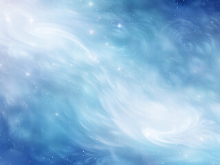 Wall Mural - Celestial wonders: Galaxies Blue in the universe. AI Generation.