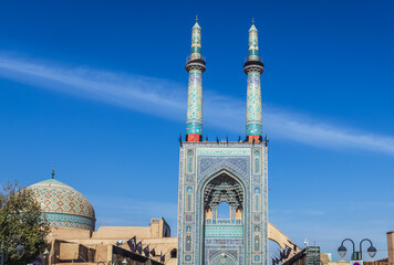 Canvas Print - Exterior of Jameh Mosque of Yazd city, Iran