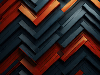Wall Mural - Geometric shapes form a minimalist abstract pattern in creative design.