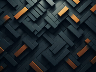 Wall Mural - Creative abstract design features minimalist geometric patterns.