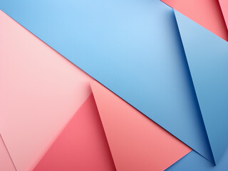 Wall Mural - Design inspiration: Pink and blue background offers abstract geometric beauty.