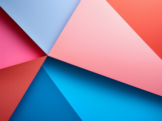 Wall Mural - Contemporary twist: Pink and blue paper texture embraces trendy hues.