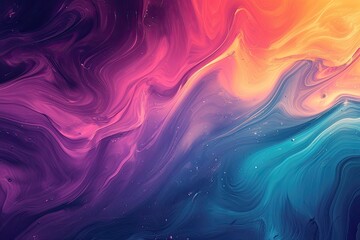 Leinwandbilder - Abstract background with a blend of vibrant colors, Vibrant colors blending harmoniously in abstract background.
