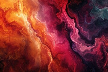 Fototapete - Colorful smoky motion abstract digital background artwork, Abstract digital artwork featuring smoky motion effects.