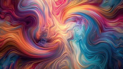 Aufkleber - Artistic abstract background featuring swirling patterns, Artistic abstract background with mesmerizing swirling patterns.