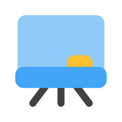 Canvas Print - whiteboard flat icon