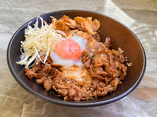 Wall Mural - beef katsu don in bowl