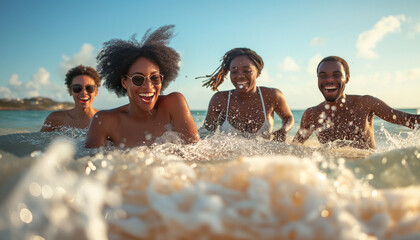 Tropical beach Fun