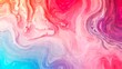 Abstract marble gradient liquid with swirls design in pink colour background
