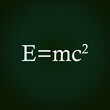 Ideal gas law equation on chalkboard