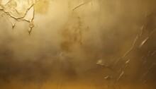 Gold Grunge Wall Texture Background
