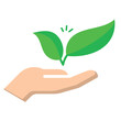 © Creative_Captain - Artisanal Cultivation: Hand Cultivated. Flat Vector Icon.