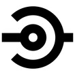 connect icon, simple vector design