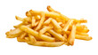 French fries, isolated on transparent background