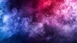 © Nia™ - Dramatic smoke and fog in contrasting vivid red, blue, and purple colors. Vivid and intense abstract background or wallpaper - generative ai